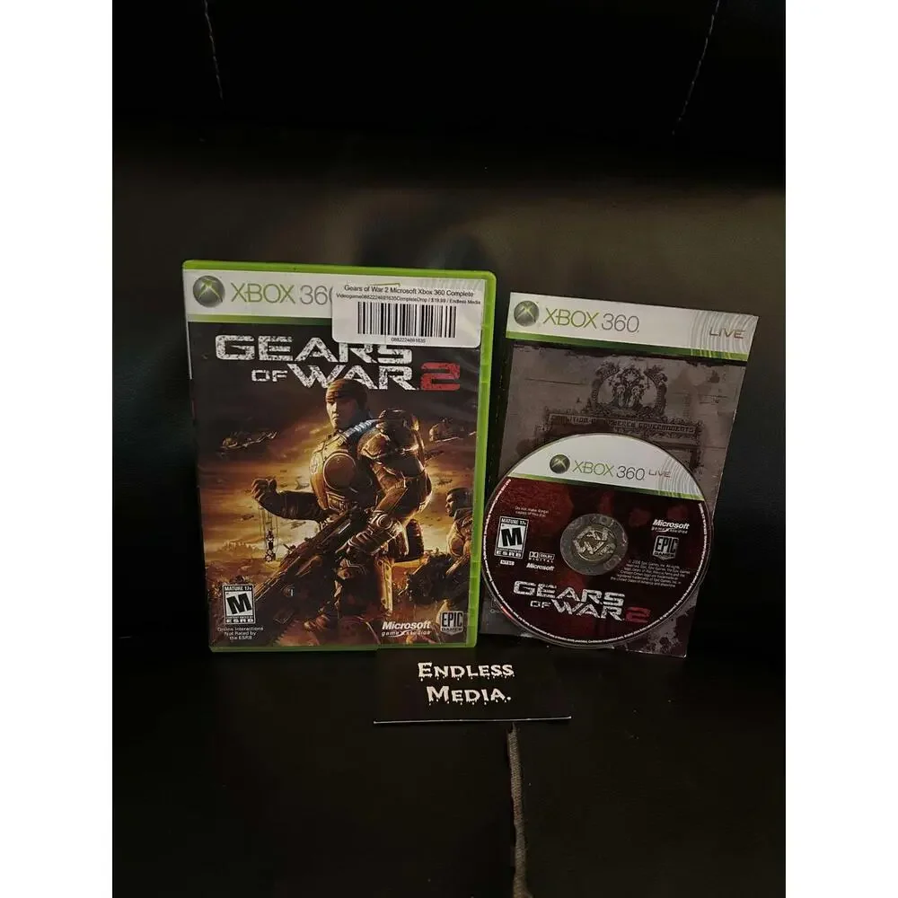 Gears of War 2 Microsoft Xbox 360 CIB Video Game